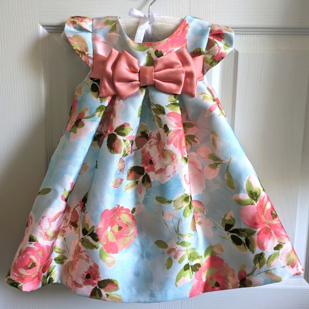 (Bundle 2 For $20) Iris & Ivy Baby Floral Dress 18m